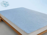 Cooling Mattress Pad, Ice Silk Mat, Breathable Summer Sleeping Mat for Home Use, Soft V1366-AZ2-W-23192