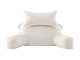 Giselle Bedding Reading Pillow with Detachable Neck Roll & Armrests Sit Up Pillow for Bed Back PILLOW-READ-VEL-BG