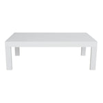 Outie 133cm Outdoor Coffee Table Aluminum Frame White V315-VOUT-ARTE-04