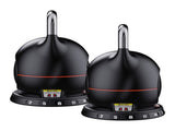 Powertrain 2x 20kg Adjustable Kettlebell One Hand Adjustment Weight Set AKB-XDB-20-2