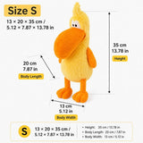 Bird Plush Dog Toy, Crinkle Squeaky Dog Plush Toys Stuffy for Interactive Play, Builtin Squeaker V1366-AZ2-W-24841