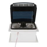 Weisshorn Caravan Air Vent Roof Hatch 12V Shower Fan Reversible Airlfow Rainy Use Camper CV-VENT-42X42X11-FAN-GY
