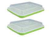Sprouting Tray Transparent Lid Dense Small Holes Fine Workmanship Plastic Material Seed Sprouter V1294-YM0715-3111210450011