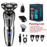 Men'S Electric Shaver 4-In-1 Shaver Multifunctional Shaver USB Charging Shaver - Black - Size 1168 V1106-111-68012-BLK-1168