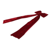 Xmas Tree Topper Bow 5.9FT Large Xmas Velvet Bow Decoration for Holiday Party Garland Front Door V1294-YM0901-3115250090611