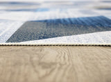 200x300cm Large Floor Blue Triangle Rug Modern Area Carpet for Bedroom & Lounge V63-838341