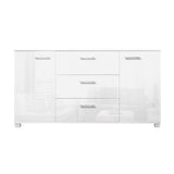 Artiss Buffet Sideboard High Gloss - White FURNI-GLOSS-BF-WH-AB