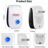 Ultrasonic Pest Repeller 6 Pack, 2021 Newest Upgraded Ultrasonic Pest Repellent Indoor Pest Control V1192-AZ-W-17601