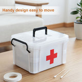 Transparent First Aid Box Portable Medicines Storage Box Safety Emergency Kits V1294-YM0718-10099156