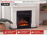 Dimplex 1.5kW Mini Taylor Suite Optiflame Electric Fireplace w/ LED Flame Effect TYL15-AU