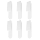 6PCS Hat Racks for Baseball Caps Acrylic Wall Mounted Self Adhesive Hat Storage Holder Wall Hat Hook V1294-YM0901-3116240033112