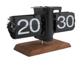 Retro Digital Flip Down Clock Mechanical Battery Powered Flip Desk Clock for Home Office Decor 24 V1294-YM0901-3115250023712
