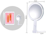 20X Magnifying Hand Mirror Two Sided Use for Makeup Application, Tweezing, and Blackhead/Blemish V178-14414