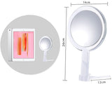 20X Magnifying Hand Mirror Two Sided Use for Makeup Application, Tweezing, and Blackhead/Blemish V178-14414