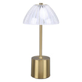 Portable Crystal LED Desk Lamp 3 Levels Brightness Touch Control Dimmable Bedside Lamp for Home V1294-YM0901-3119240104411