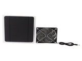 Solar Panel Fan Kit 10W Weatherproof Solar Powered Fan Wall Mounted for Outside Small Chicken Coops V1294-YM0706-3113230199011