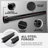SEDY Inner Tie Rod Removal Tool Kit 1/2 Inch Drive Tube Inner Tie Rods Vehicle V465-82052