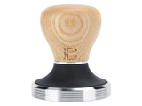 58mm Stainless Steel Flat Coffee Tamper Powder Pressed Hammer with Height Adjustable Wooden V1294-YM0901-3118200176411