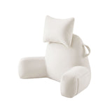 Giselle Bedding Reading Pillow with Detachable Neck Roll & Armrests Sit Up Pillow for Bed Back PILLOW-READ-VEL-BG
