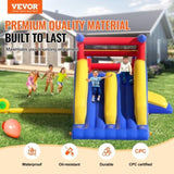Inflatable Bounce House, Outdoor High Quality Playhouse Trampoline, Jumping Bouncer with Blower, V952-CQCBBHYC10118FQ7MV3
