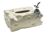 Tissue Box Cover Ceramic Rectangular Stylish Elegant Decorative Napkin Box Holder for Desktop Coffee V1294-YM0710-3117230216911