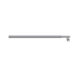 90x210cm Glass Shower Screen with Chrome Wall Channel and Round Pole Sleek, Durable Bathroom V63-928231