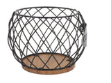Coffee Pod Holder Iron Large Capacity Stylish Look Easy Access Wooden Base Coffee Pod Storage V1294-YM0901-3118240273211