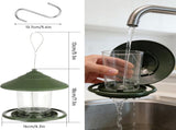Bird feeder house, hanging food dispenser for wilds, hanging feeding station to hang up, V1259-DP01-A-1666