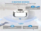 U7 Cat Water Fountain Waterer 3L/101oz, Wireless & USB Rechargeable Pet Water Fountain with 304 V1243-U7PETWATERFOUNTAIN
