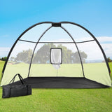 Everfit 3.5m Golf Practice Net Portable Training Aid Driving Target Tent Black PN-G006-BK