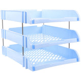 Space-Saving Desk Paper Organizer, Multi-Compartment Stationery Storage for Office and Home Desk V1370-AZ4-14025