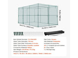Crop 2.9 x 1.94 x 1.94 m Plant Protection Tent with Zippered Door, Wind-Resistant Tall Crop V952-ZZBHZ1PCS120Z3706001V0