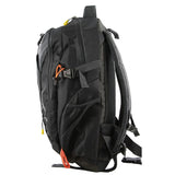 Pierre Cardin Mens Nylon Travel & Sport Medium Backpack Bag in Grey/Black V563-PC3850-GREY