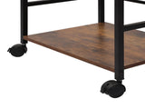 Levede Record Player Stand with Storage Vinyl Record Holder with Display Area EA0296-BR-AU