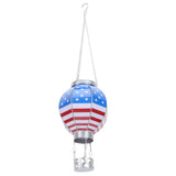 Hot Air Balloon Solar Lantern Decorative Solar Hanging Light with Candle Holder for Courtyard Garden V1294-YM0901-3111240205011