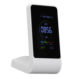 CO2 Monitor Carbon Dioxide Detect Indoor Air Quality Monitor Temperature Humidity Detection White V1294-YM3111220256511-0421
