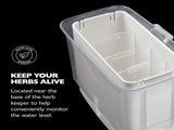 Fresh Herb Keeper - Acrylic Storage Container for Refrigerator - Storage for Herbs & Vegetables for V1258-DP02-WO-118