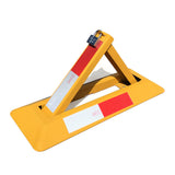 Triangle Lockable Parking Barrier Fold Down Vehicle Security Car Parking Lock Safety Reflective V891-CAR-PBTR-X1