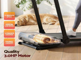 Everfit 3 in 1 Walking Pad Treadmill 20% Auto Incline Under Desk Foldable Treadmills for Home With TMILL-400H-AINC-BK