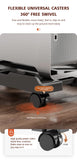 PC Stand with Wheels - Computer Holder - CPU Trolley - Mobile - PC Cart - Desktop Stand - Computer V1189-WXF-260203-00428