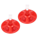 2 Pack Automatic Chicken Waterer PP G3/4 Chicken Water Feeder Poultry Drinking Bowl for Chicks Ducks V1294-YM0901-3111240319611