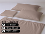 Laura Hill Luxury Living 4pc 1000 Thread Count Cotton Rich Queen Bed Sheet Set Gift Pack Linen CVC-10QS-LN