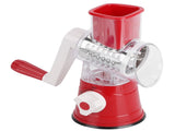 Hand Crank Vegetable Cutter Rotatable Fruit Grater Shredder Cutter Kitchen Accessory for HomeRed V1294-YM0901-3113210163611