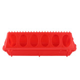 10 Set Flip Top Chick Feeder Waterer Plastic Quail Small Poultry Feeding Tray 12 Trough Dish V1294-YM0901-3111240273311