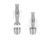 Stainless Steel Reusable Coffee Capsules with Press Coffee Tamper Refillable Coffee Pod Filter for V1263-JX-2414