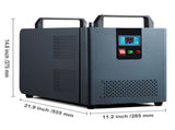 Industrial Chiller, KH-6000, 200W Industrial Cooler Cooling System with Compressor 12 L V952-GYLS72LMIN12LP9R6V3