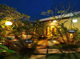 Solar Outdoor Lights Upgraded Hanging Solar Lantern Metal Solar Lights Outdoor Waterproof Lanterns V1192-AZ-W-16260