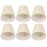 6Pcs Nordic Style E14 Chandelier Lampshade Fabric Wall Lamp Cover Accessory for Home Decoration V1294-YM0901-3119200091911