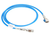 CO2 Soda External High Pressure Adapter Hose Kit CGA320 for Soda Stream Blue 2m/6.6ft V1294-YM0901-3113200052811