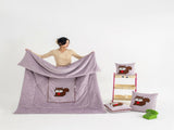 Light Pink Little Squirrel - 2-in-1 Foldable Car Pillow Blanket - Cozy 40x40cm Pillow, Unfolds to V888-ELOSUNG33449